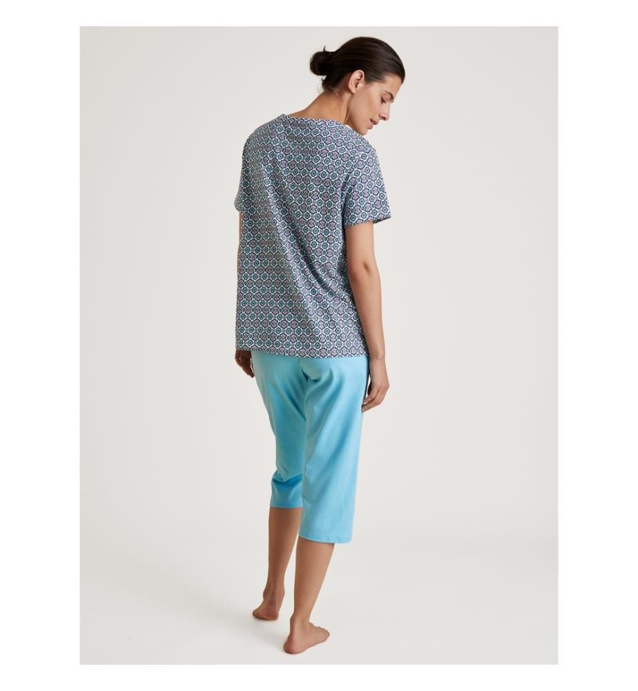 Pyjama 3/4 - Blue Topaz