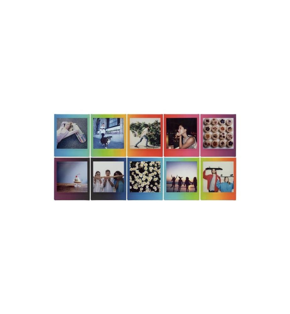 FUJIFILM - Sofortbildfilm Instax Square 10 Blatt Rainbow