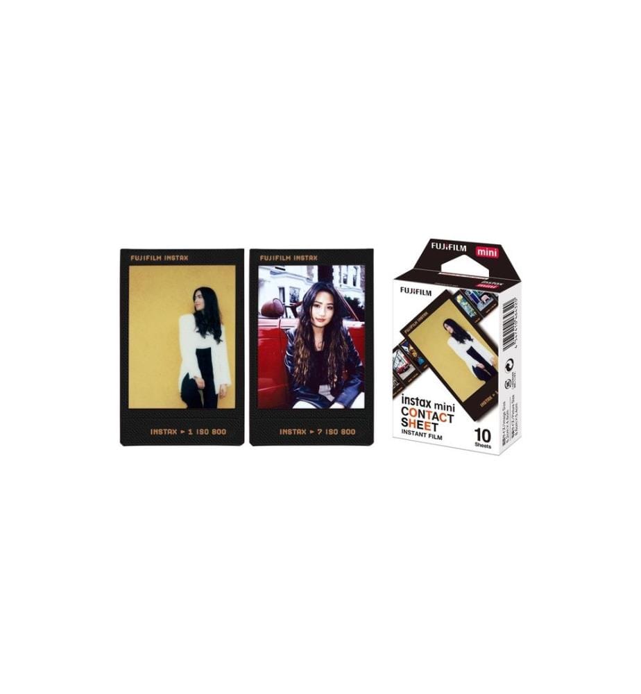 FUJIFILM - Sofortbildfilm Instax Mini – 10 Blatt Contact