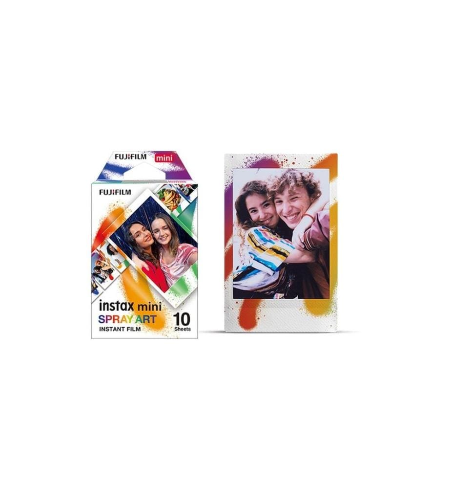 FUJIFILM - Sofortbildfilm Instax Mini 10 Blatt Spray Art
