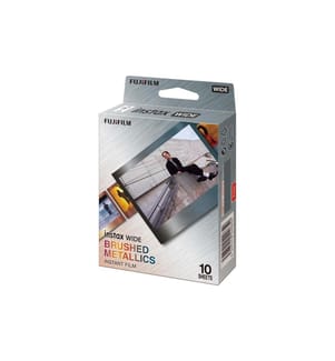 FUJIFILM - Film instantané Instax Wide 10 feuilles Brushed Metallics