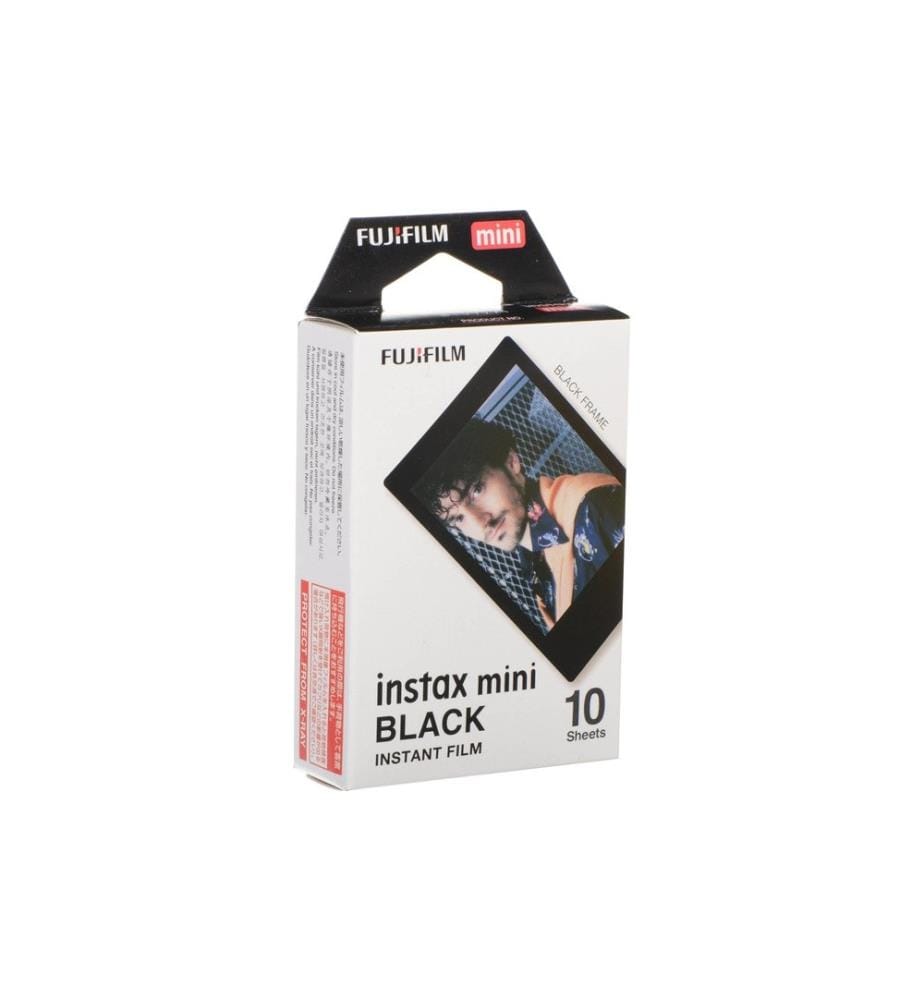 FUJIFILM - Sofortbildfilm Instax Mini 10 Blatt Schwarz