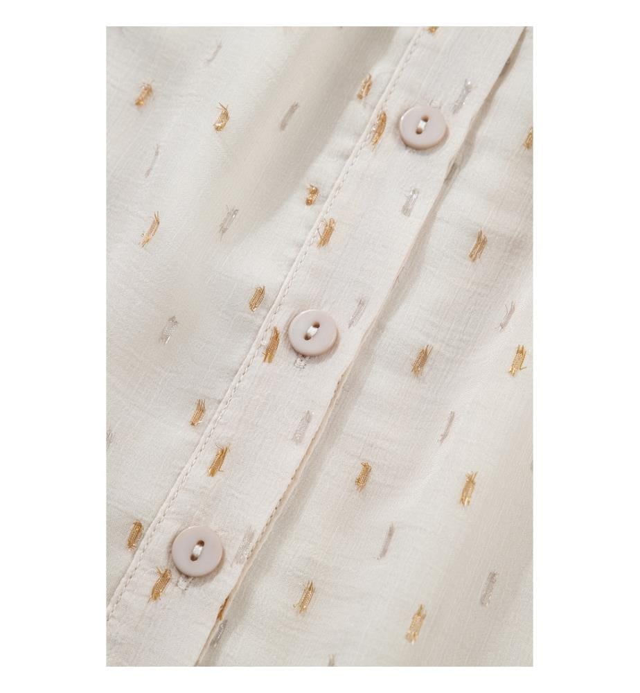 Hemd mit kurzen Ärmeln - Beige