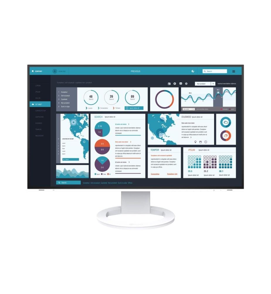 EIZO - Moniteur EV2795 Swiss Edition Blanc