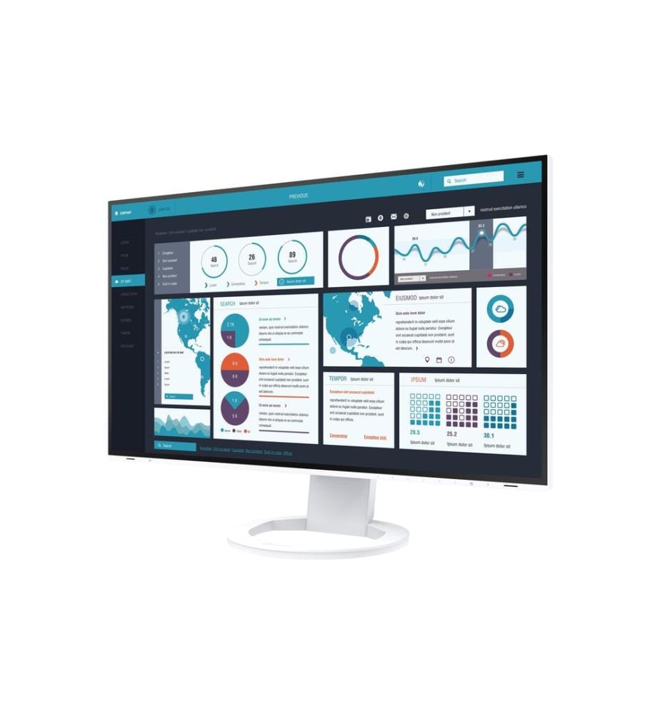 EIZO - Moniteur EV2795 Swiss Edition Blanc