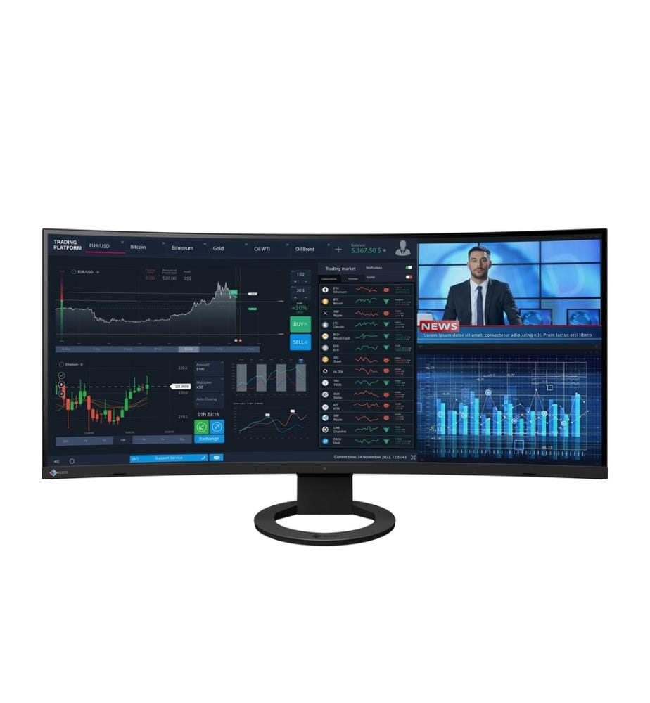 EIZO - Moniteur EV3895 Swiss Edition Noir