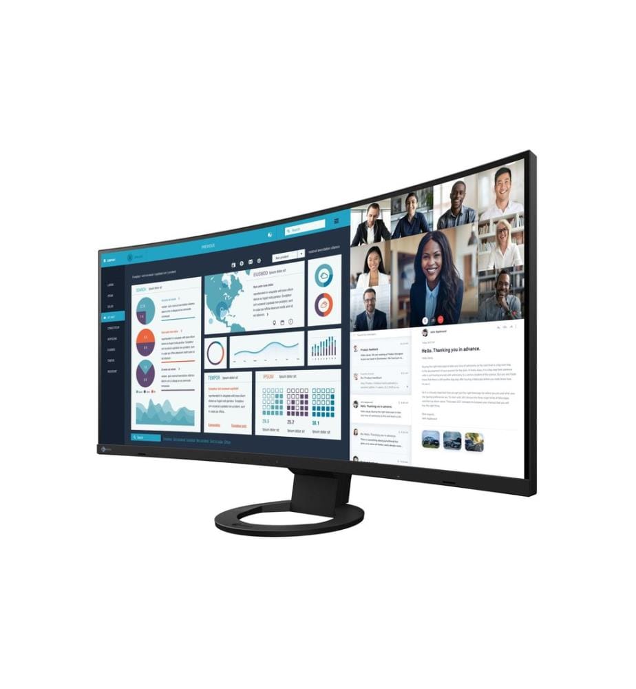 EIZO - Moniteur EV3895 Swiss Edition Noir