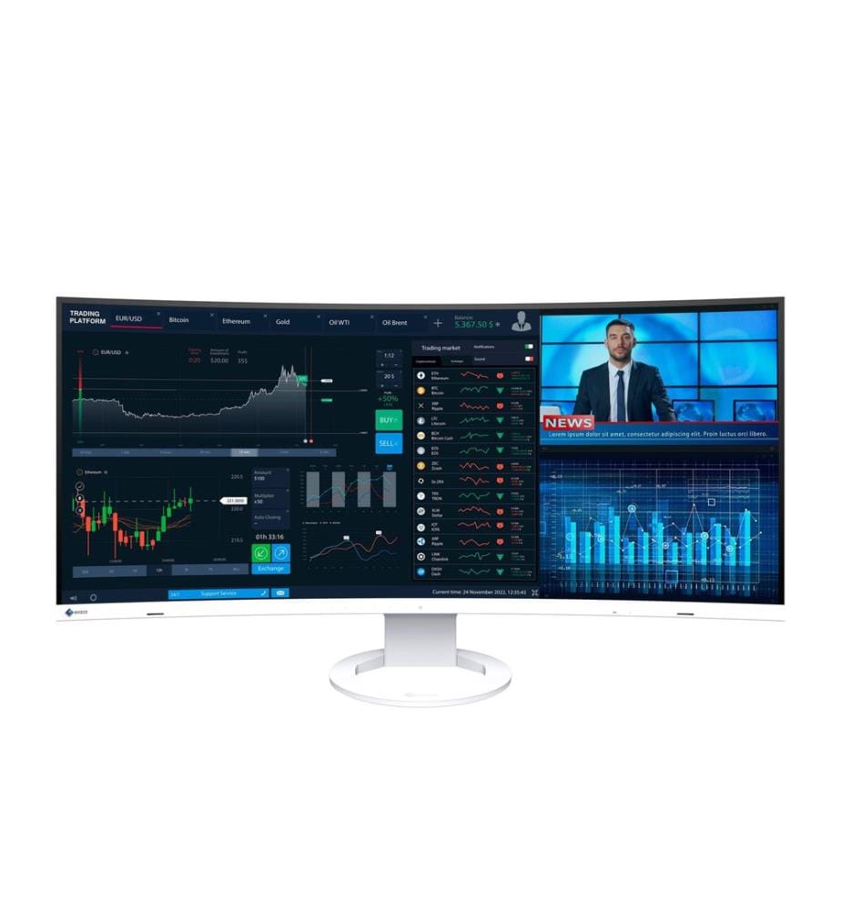EIZO - Moniteur EV3895 Swiss Edition Blanc