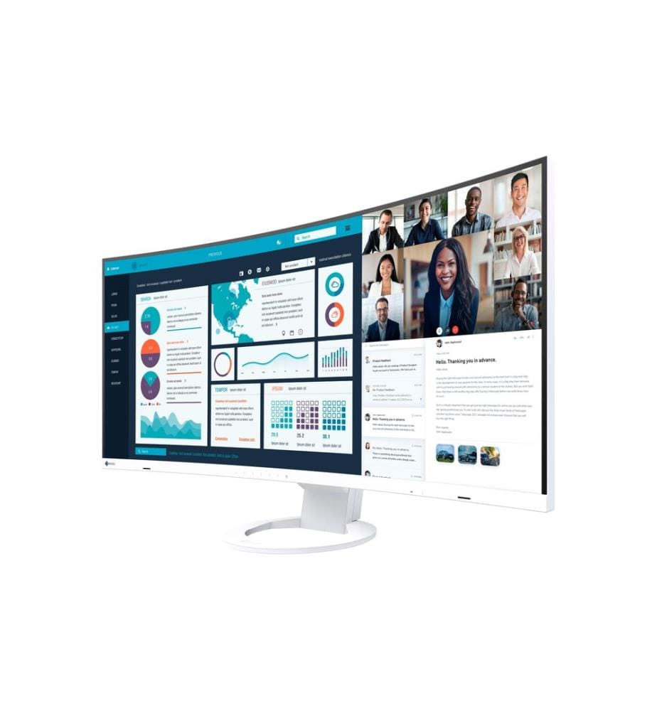 EIZO - Moniteur EV3895 Swiss Edition Blanc