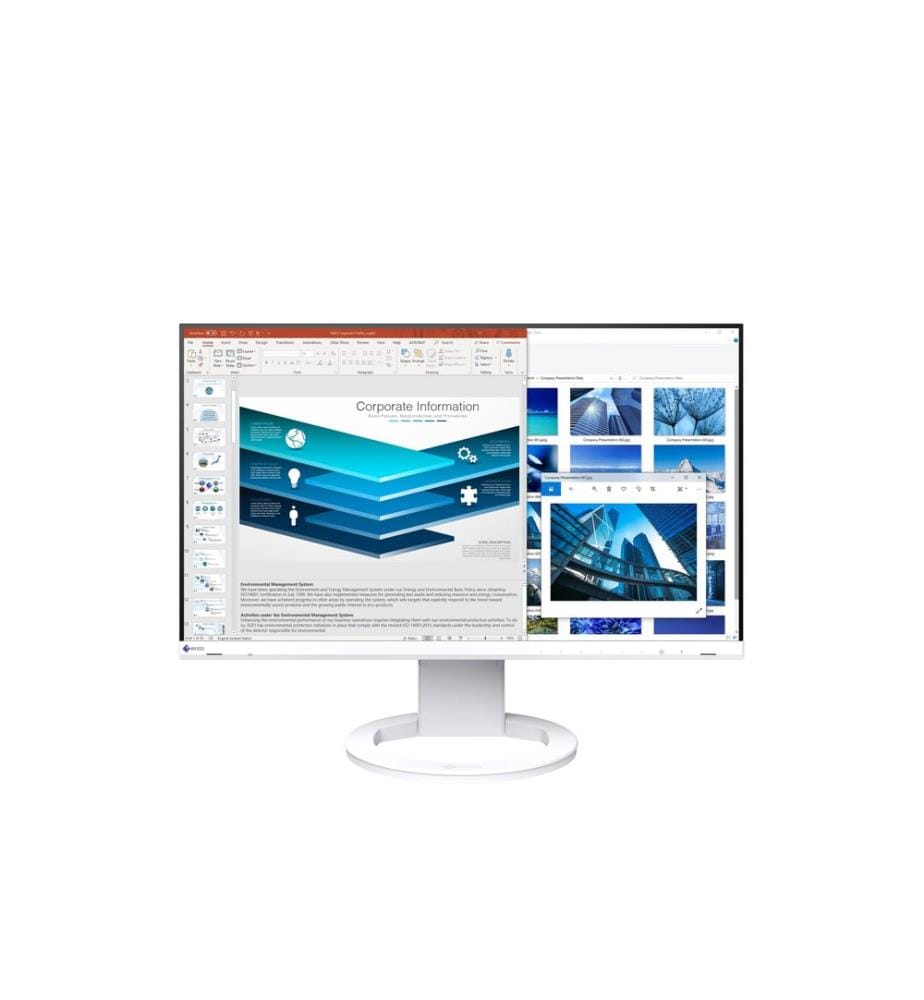 EIZO - Moniteur EV2480-Swiss Edition Blanc