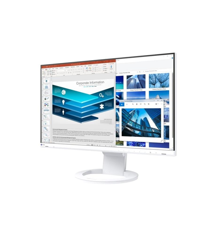 EIZO - Moniteur EV2480-Swiss Edition Blanc