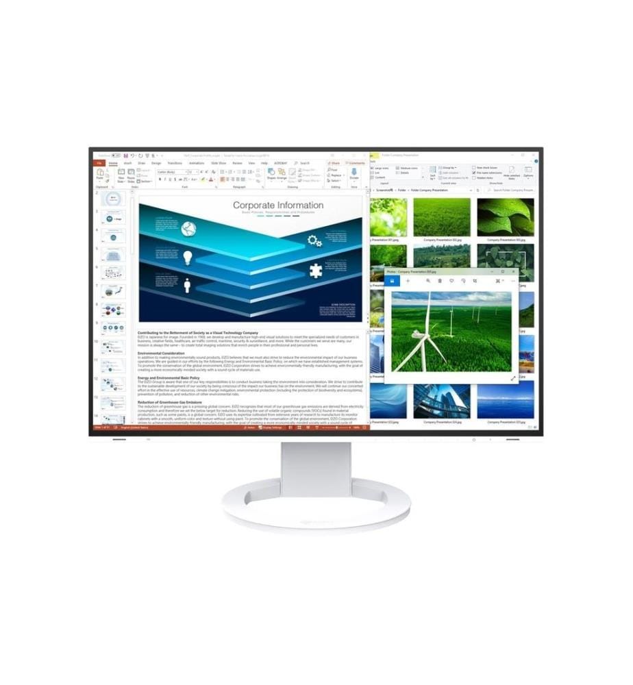 EIZO - Moniteur EV2485 Swiss Edition Blanc
