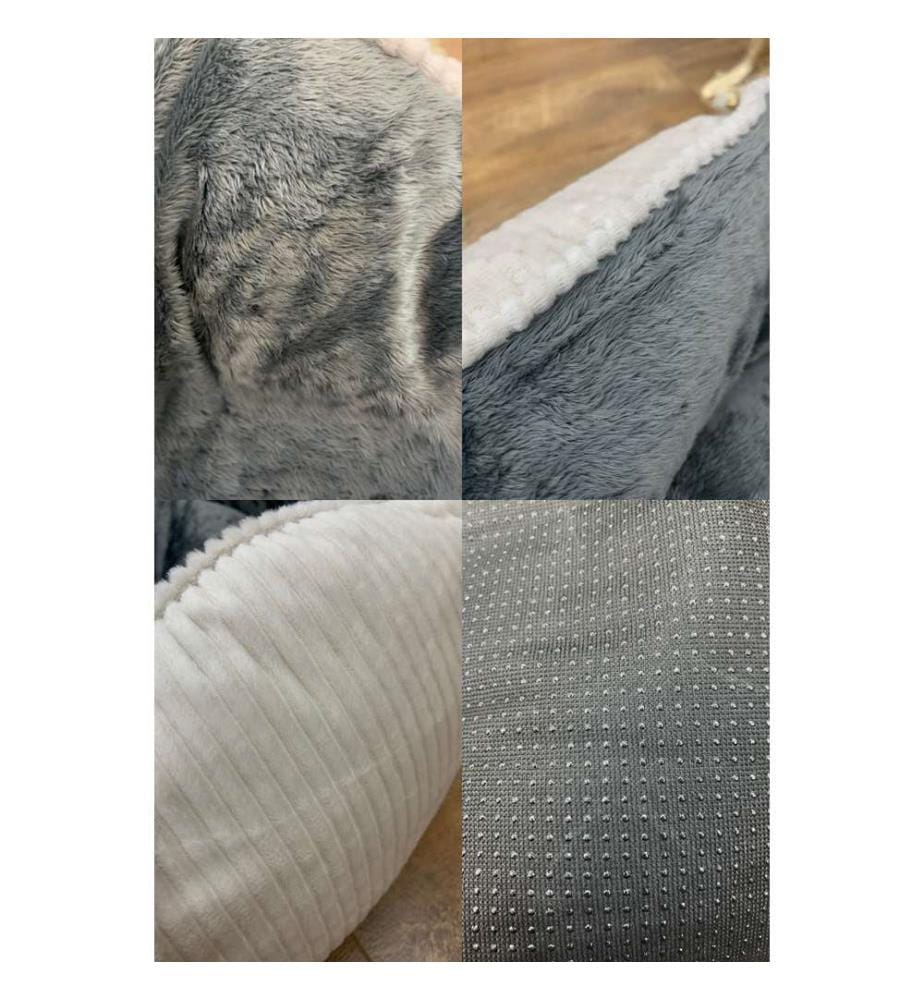 Panier pour animaux beige housse extérieure : 95 % polyester / 5 % coton et lycra