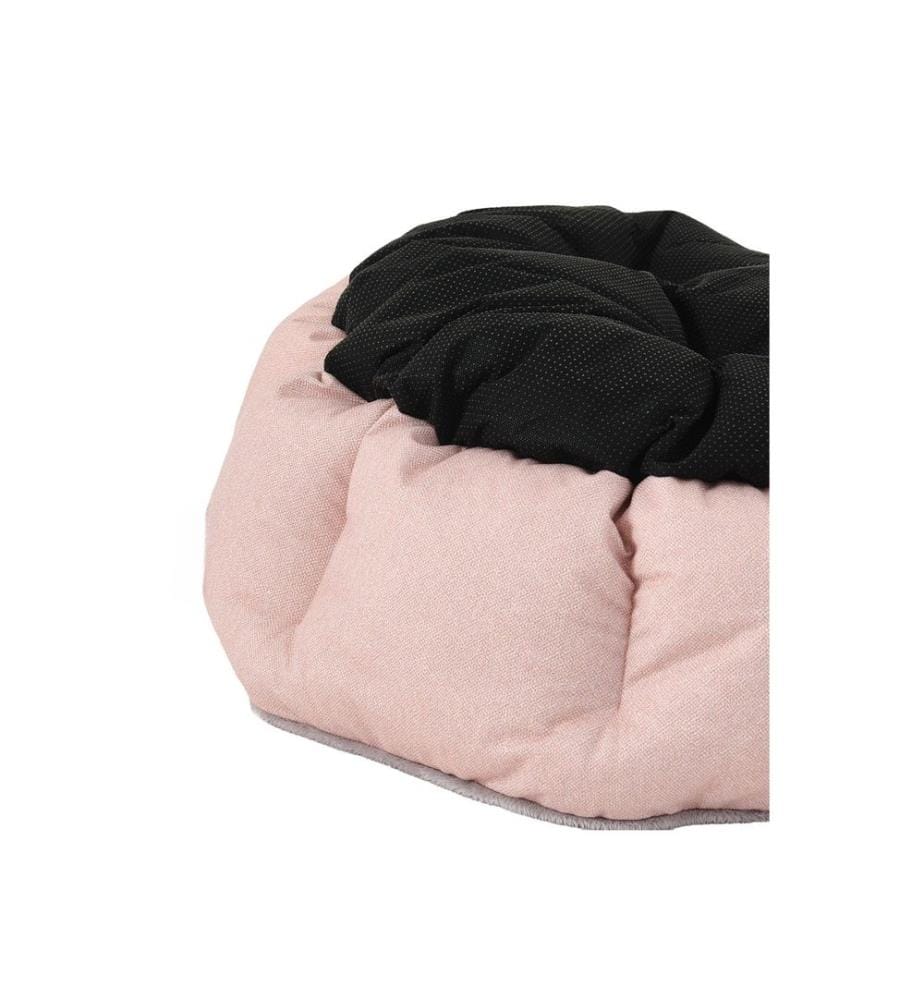 Pet Bed Salmon Grey Outer Cover: 95% POLYESTER / 5% COTTON & LYCRA