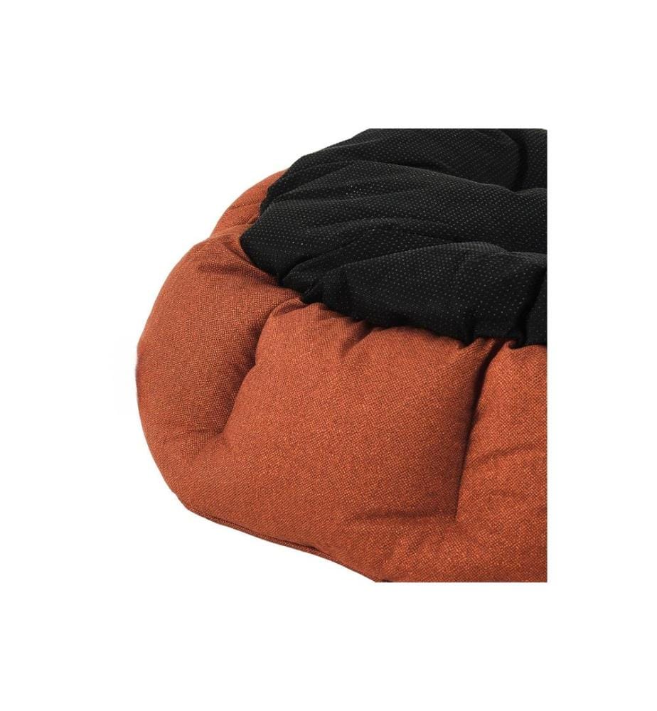 Pet Bed Orange Cream Outer Cover: 95% POLYESTER / 5% COTTON & LYCRA