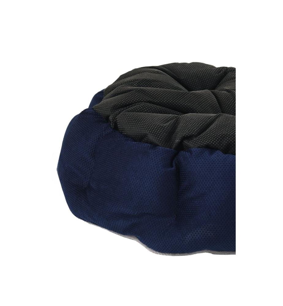 Panier pour animaux bleu marine et gris housse extérieure : 95 % polyester / 5 % coton et lycra