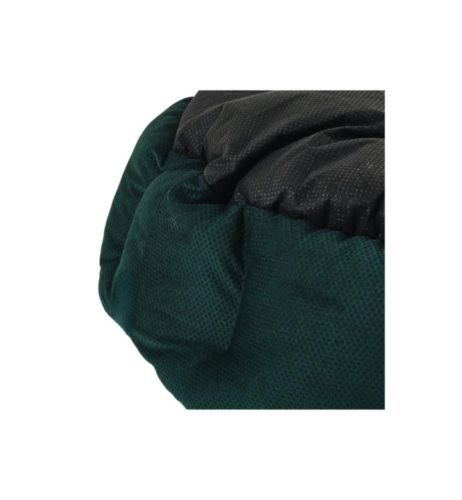Panier pour animaux vert et crème housse extérieure : 95 % polyester / 5 % coton et lycra