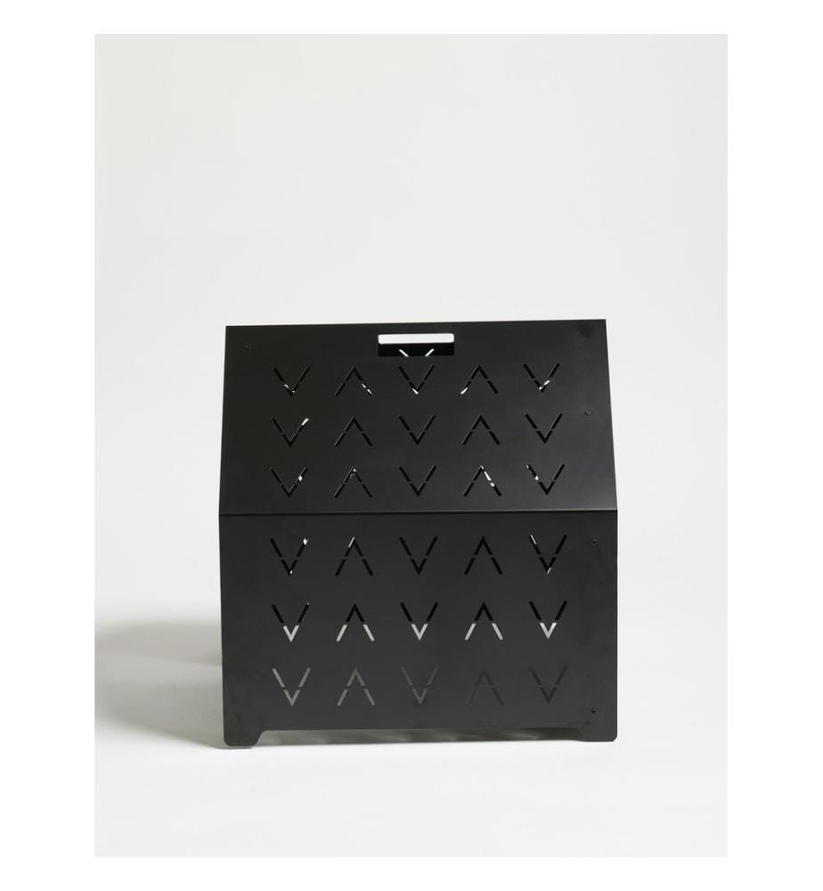 Niche pour animaux en métal noire MÉTAL (épaisseur : 2 mm) / MDF (épaisseur : 18 mm)