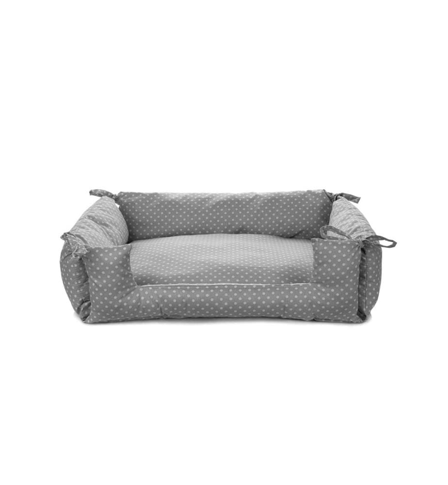 Panier pour animaux gris tissu extérieur : 70 % coton / 30 % polyester