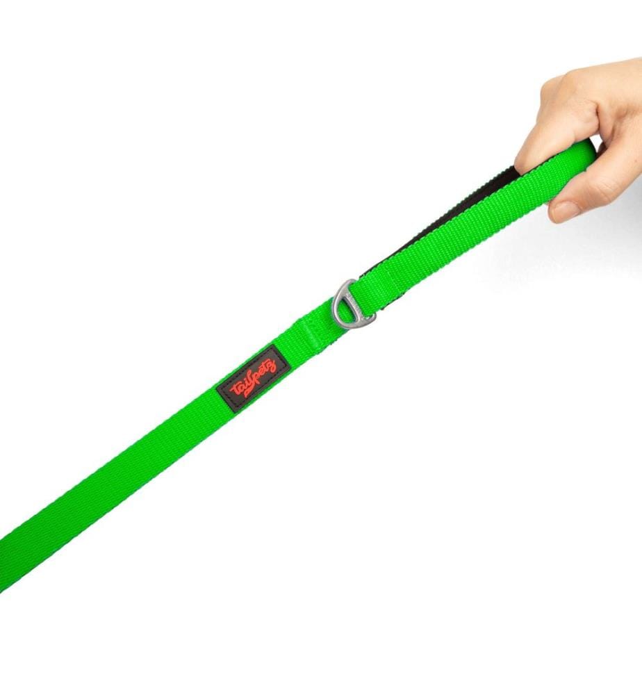 Dog Leash Neo Green 100% POLYESTER