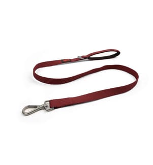 Laisse pour chien rouge bordeaux 100 % polyester
