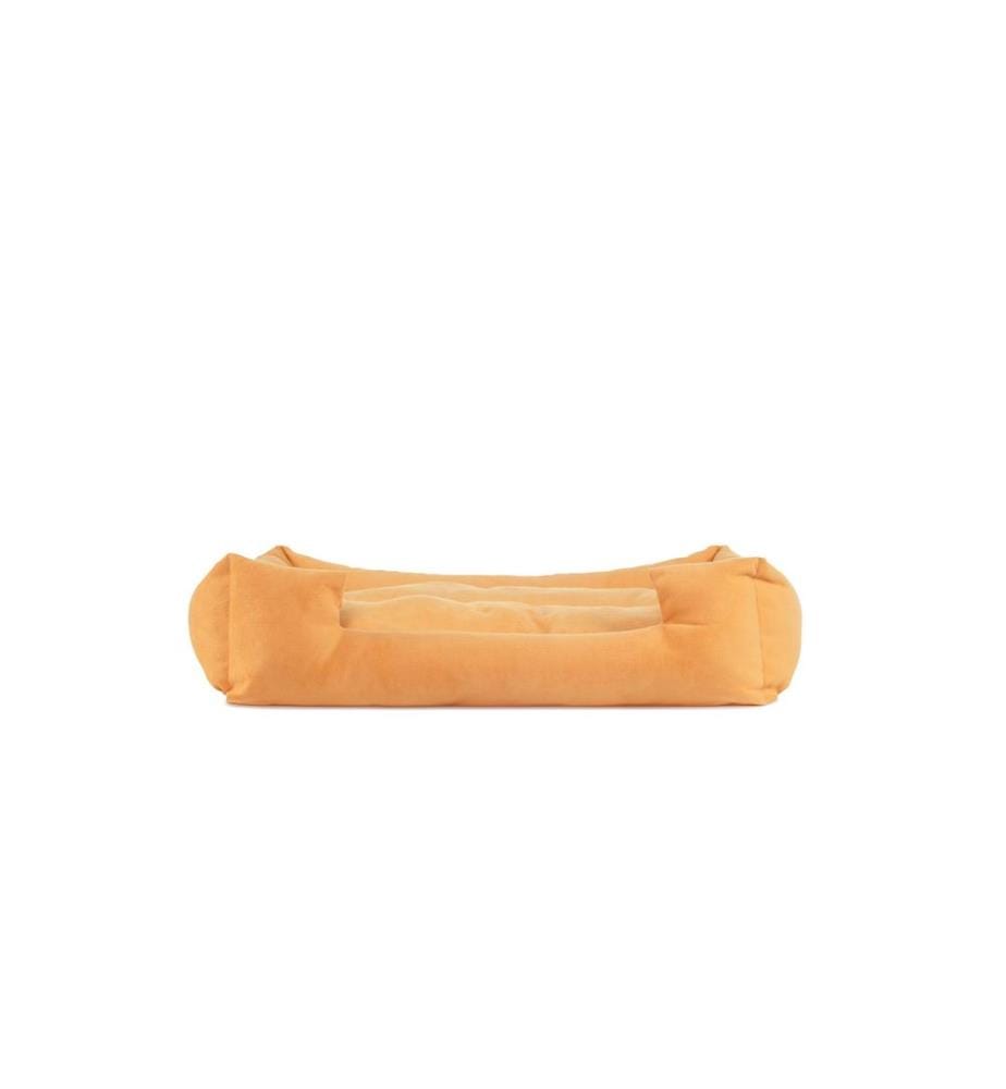 Panier pour animaux jaune 100 % polyester