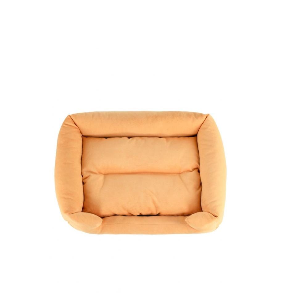 Panier pour animaux jaune 100 % polyester
