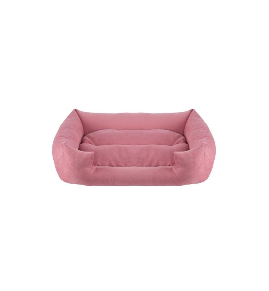 Panier pour animaux rose 100 % polyester