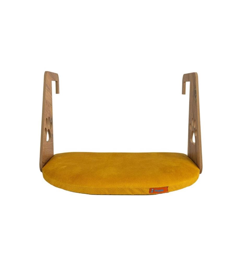 Panier pour animaux jaune cadre : 100 % MDF (épaisseur : 5 mm)