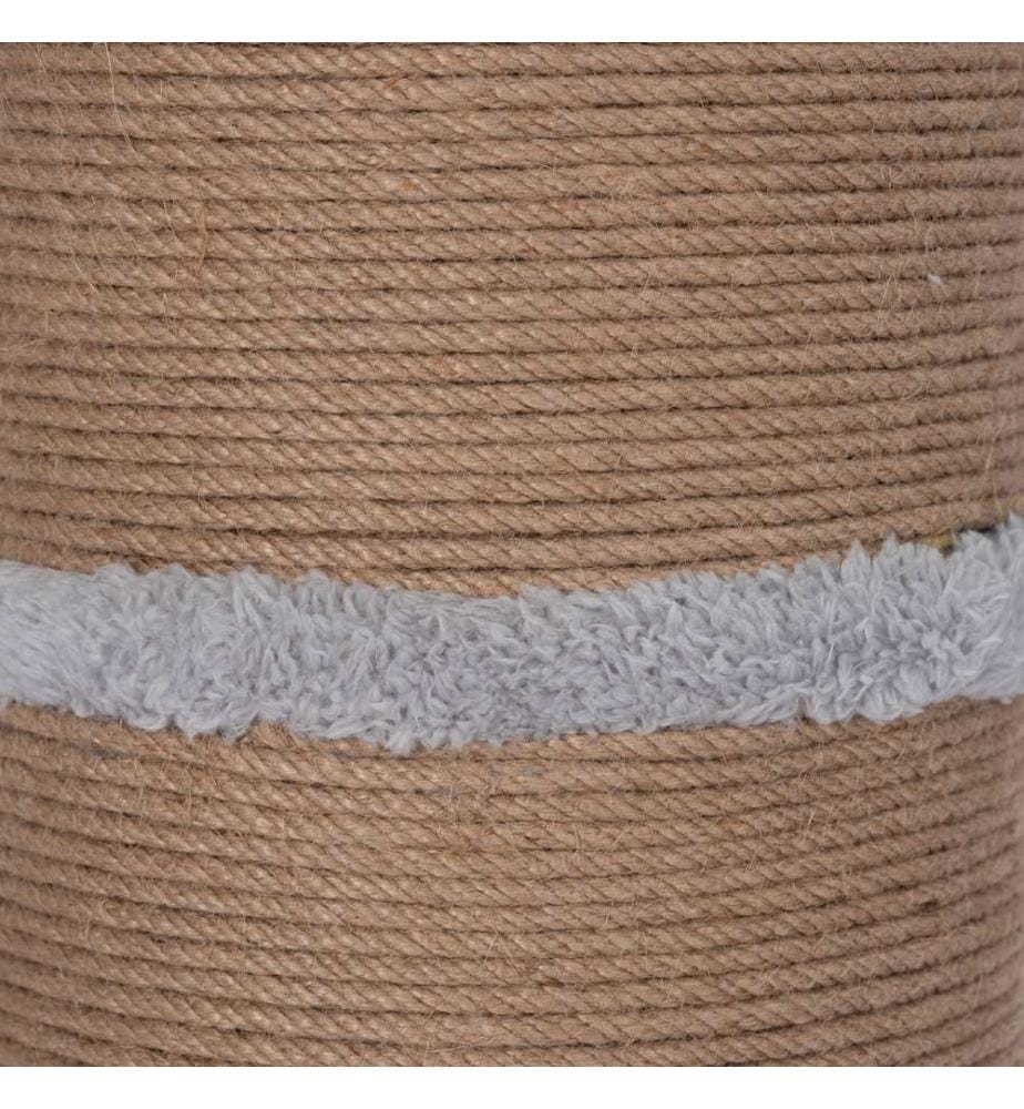 Griffoir pour chat anthracite gris cadre : 100 % aggloméré