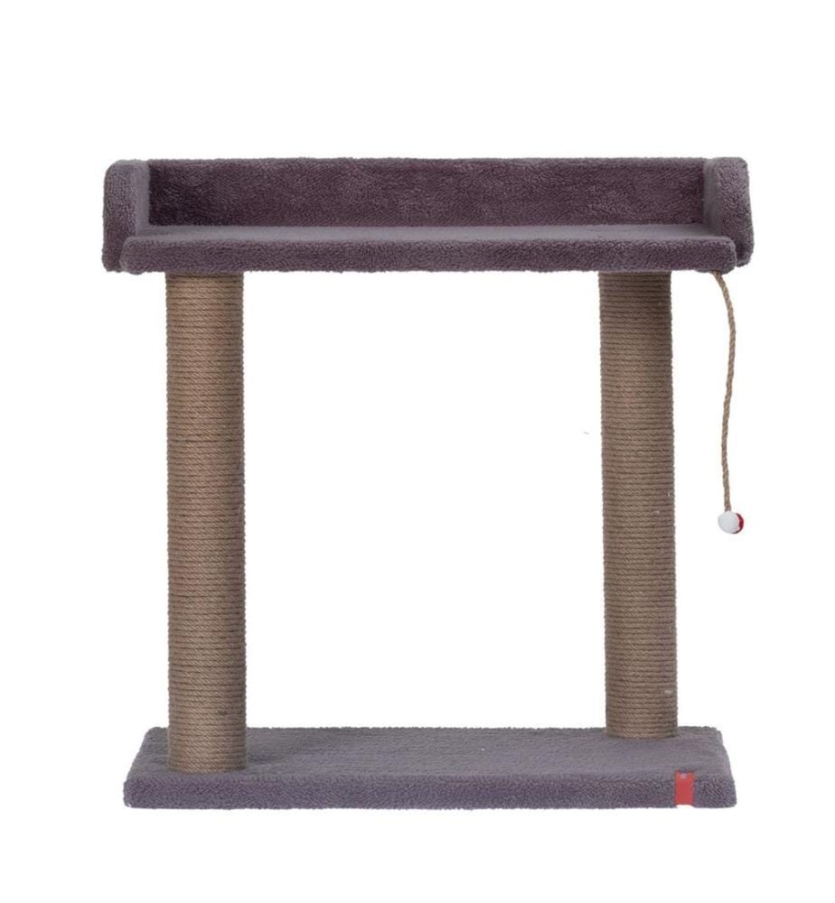 Griffoir pour chat anthracite cadre : 100 % aggloméré