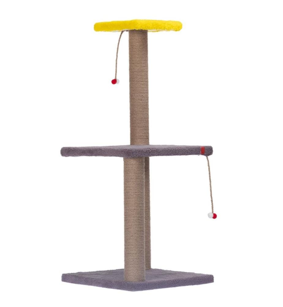 Griffoir pour chat anthracite cadre : 100 % aggloméré