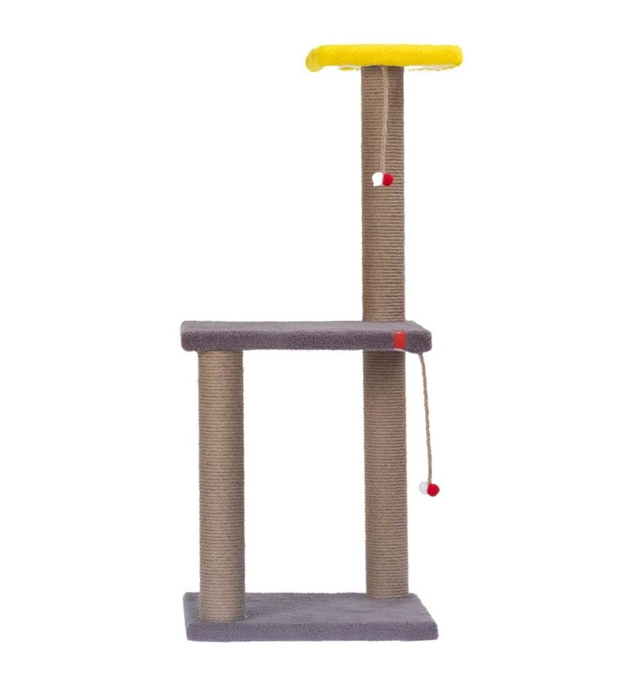 Griffoir pour chat anthracite cadre : 100 % aggloméré
