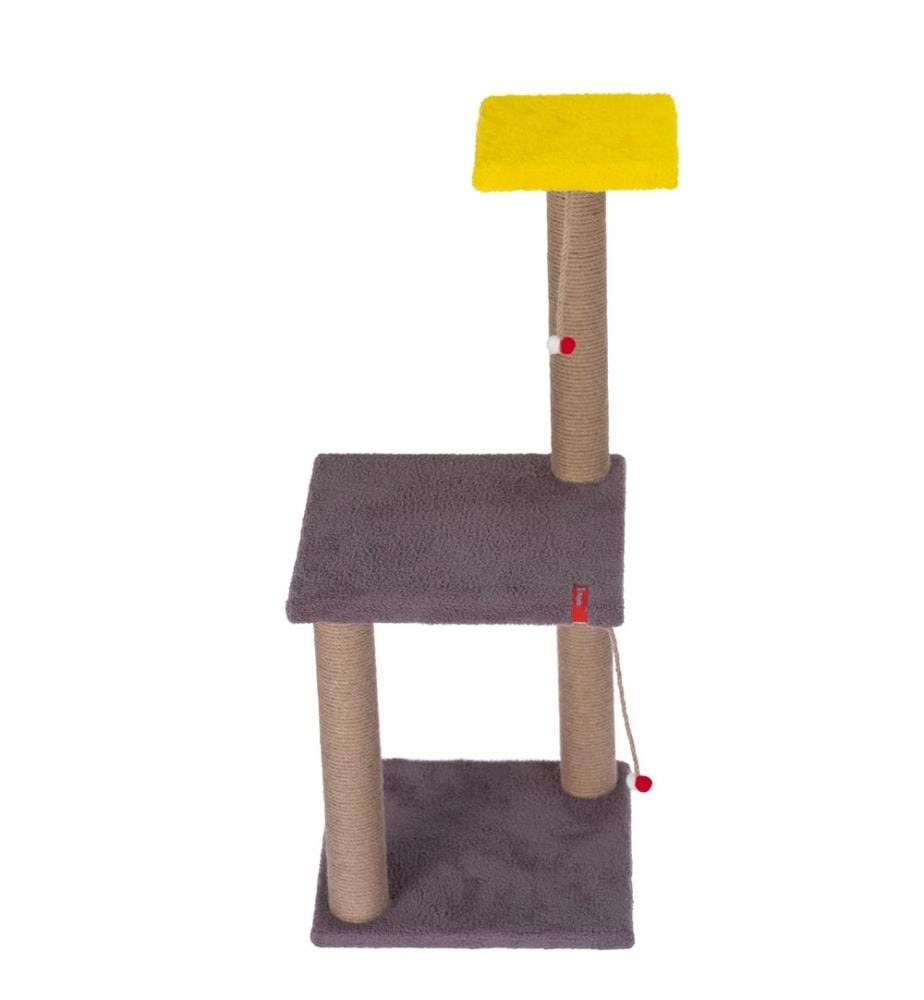 Griffoir pour chat anthracite cadre : 100 % aggloméré