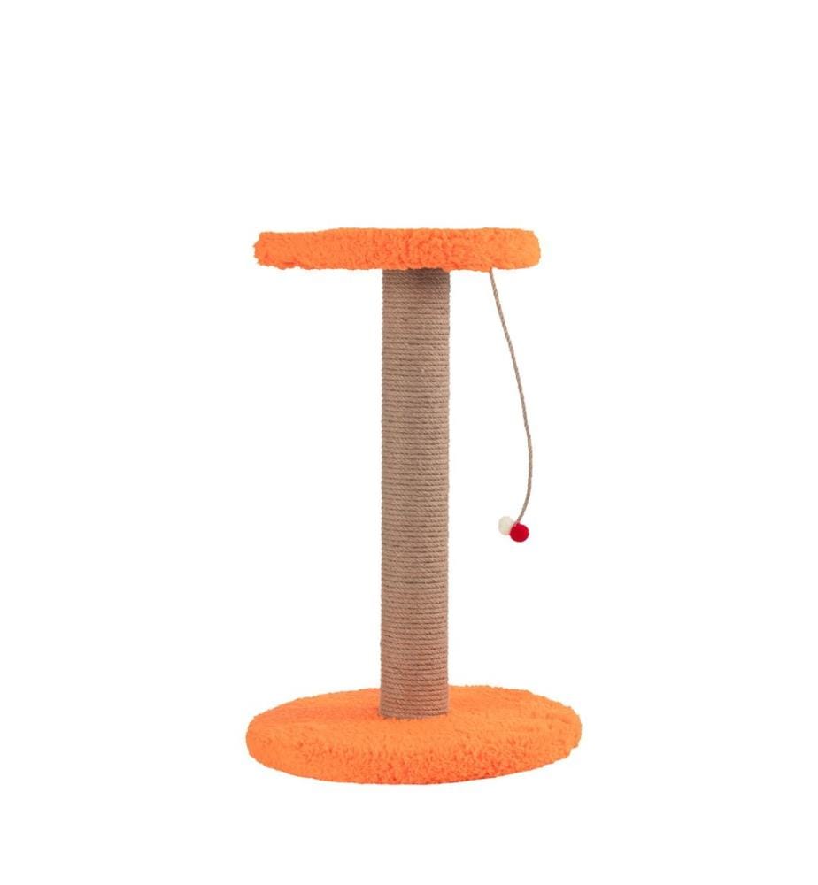 Griffoir pour chat orange cadre : 100 % aggloméré