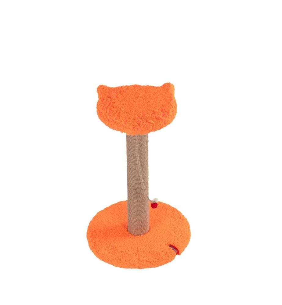 Griffoir pour chat orange cadre : 100 % aggloméré
