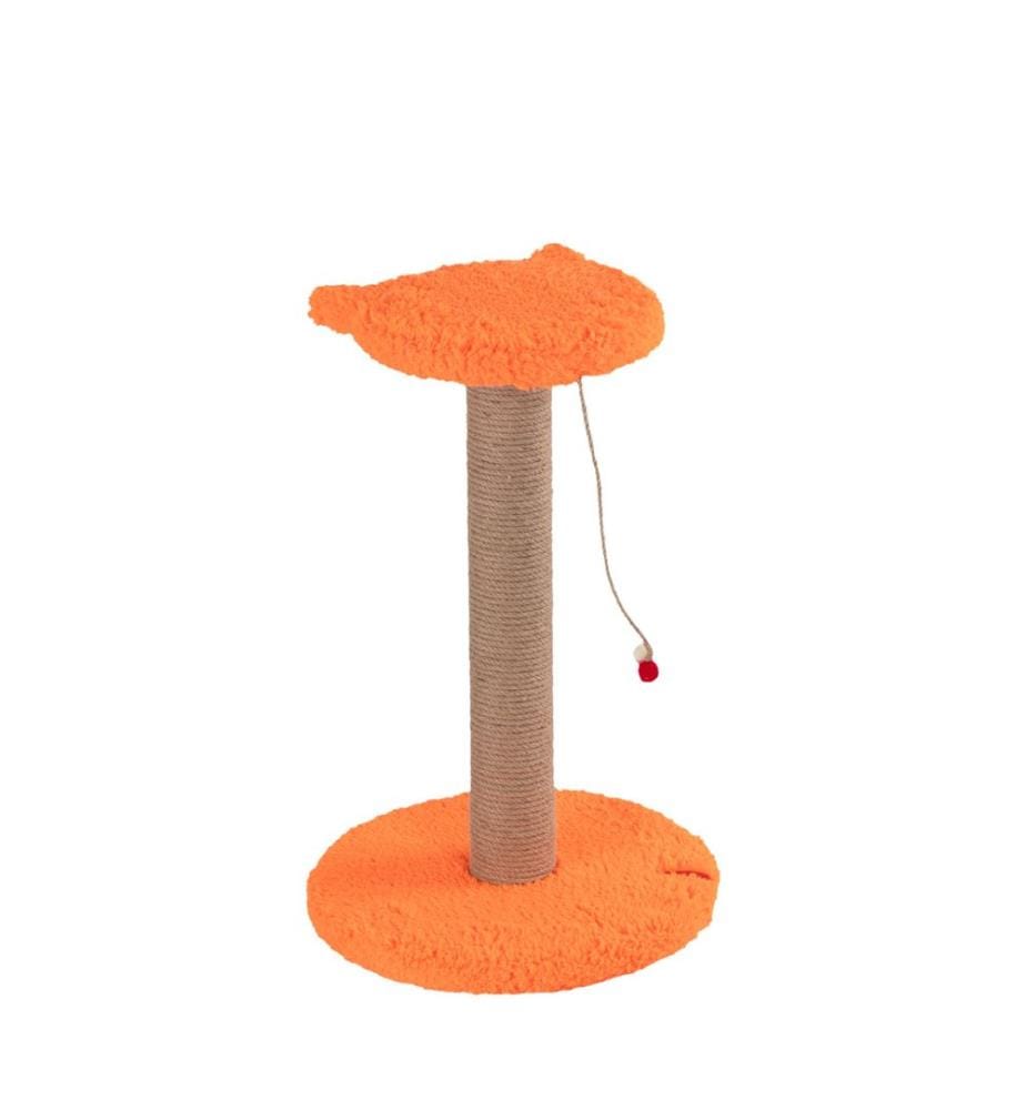 Griffoir pour chat orange cadre : 100 % aggloméré