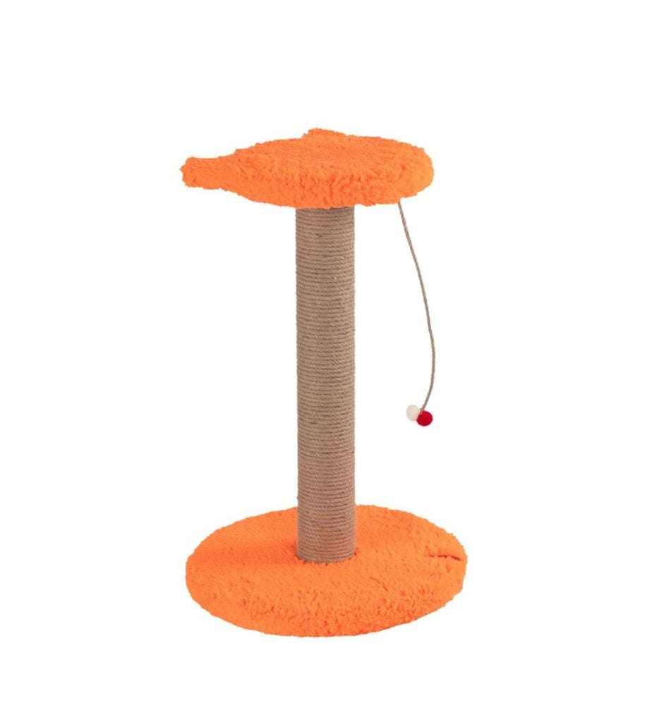 Griffoir pour chat orange cadre : 100 % aggloméré