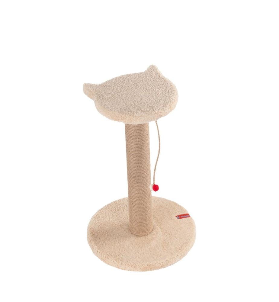 Griffoir pour chat couleur crème cadre : 100 % aggloméré