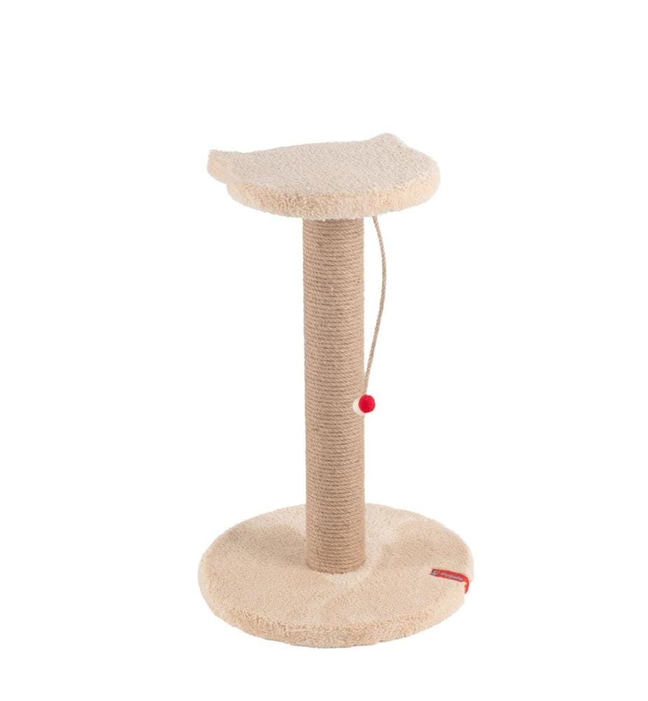 Griffoir pour chat couleur crème cadre : 100 % aggloméré