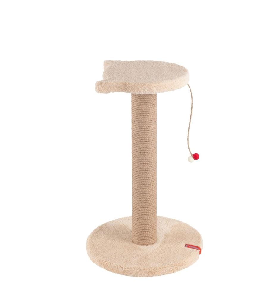 Griffoir pour chat couleur crème cadre : 100 % aggloméré