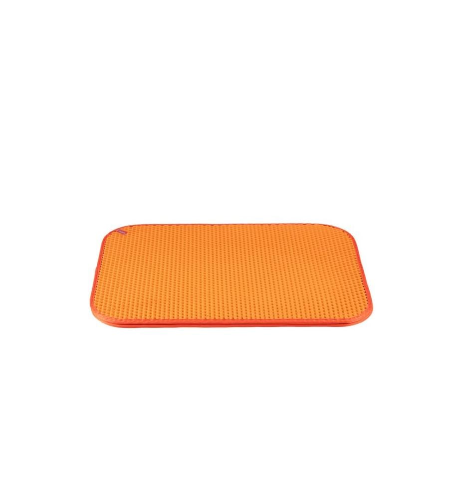 Tapis pour litière pour chat orange feuille 100% mousse EVA