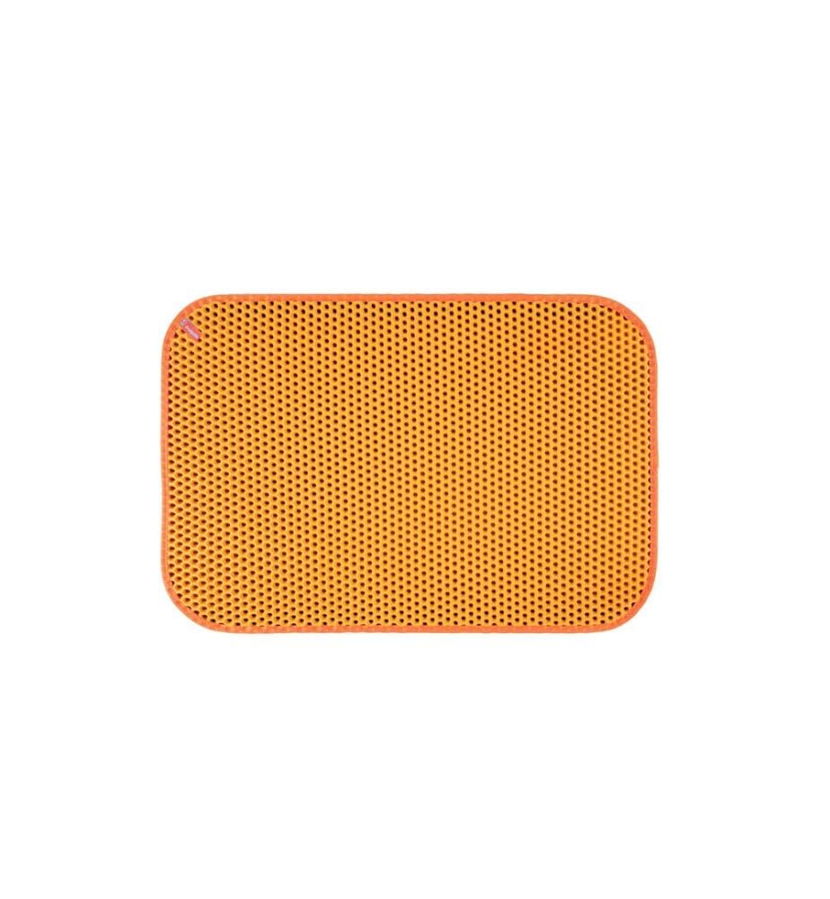 Tapis pour litière pour chat orange feuille 100% mousse EVA