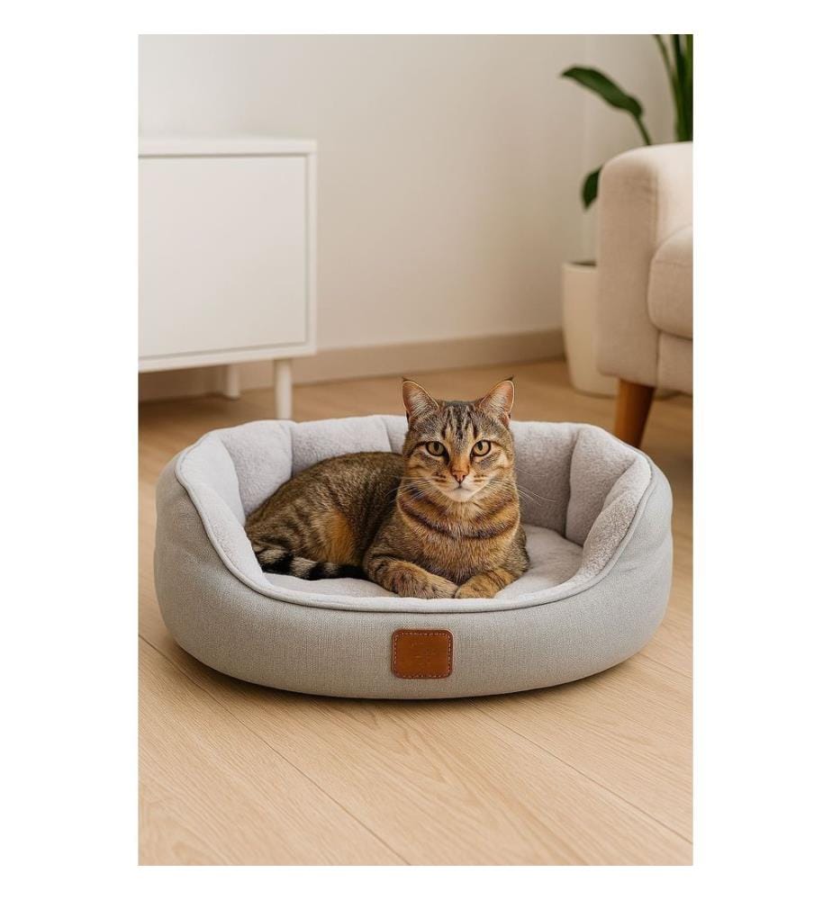 Panier pour animaux gris tissu extérieur : 100 % polyester