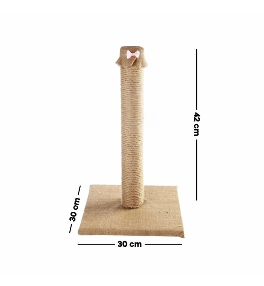 Griffoir pour chat chêne 100 % tissu WELSOFT
