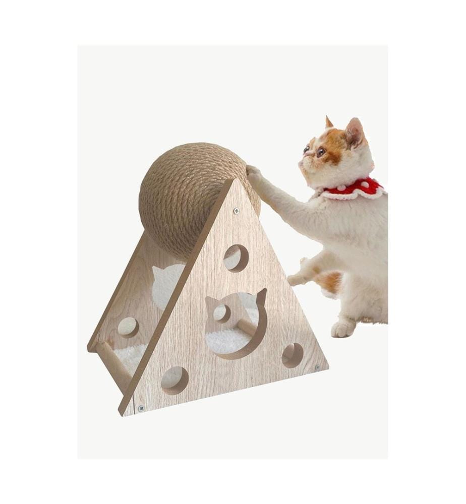 Jouet pour chat en tissu beige 100 % tissu WELSOFT