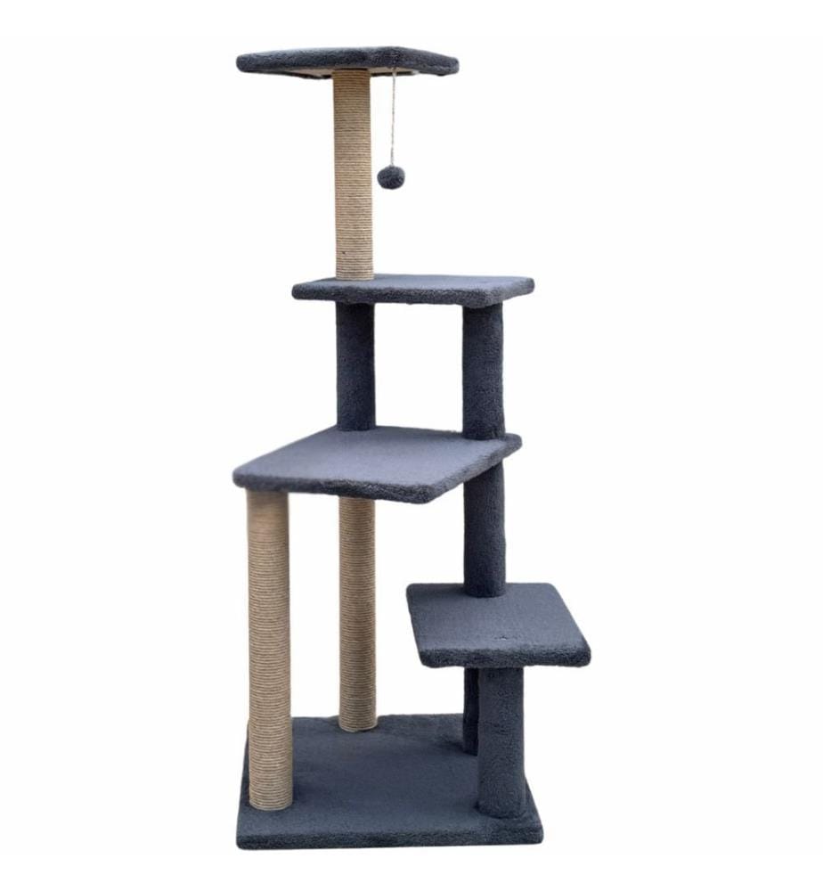 Griffoir pour chat anthracite 100 % tissu WELSOFT