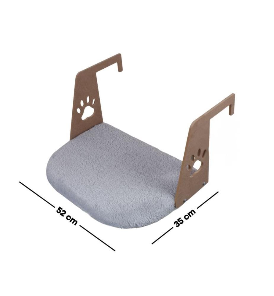 Panier pour chat gris 100 % tissu WELSOFT