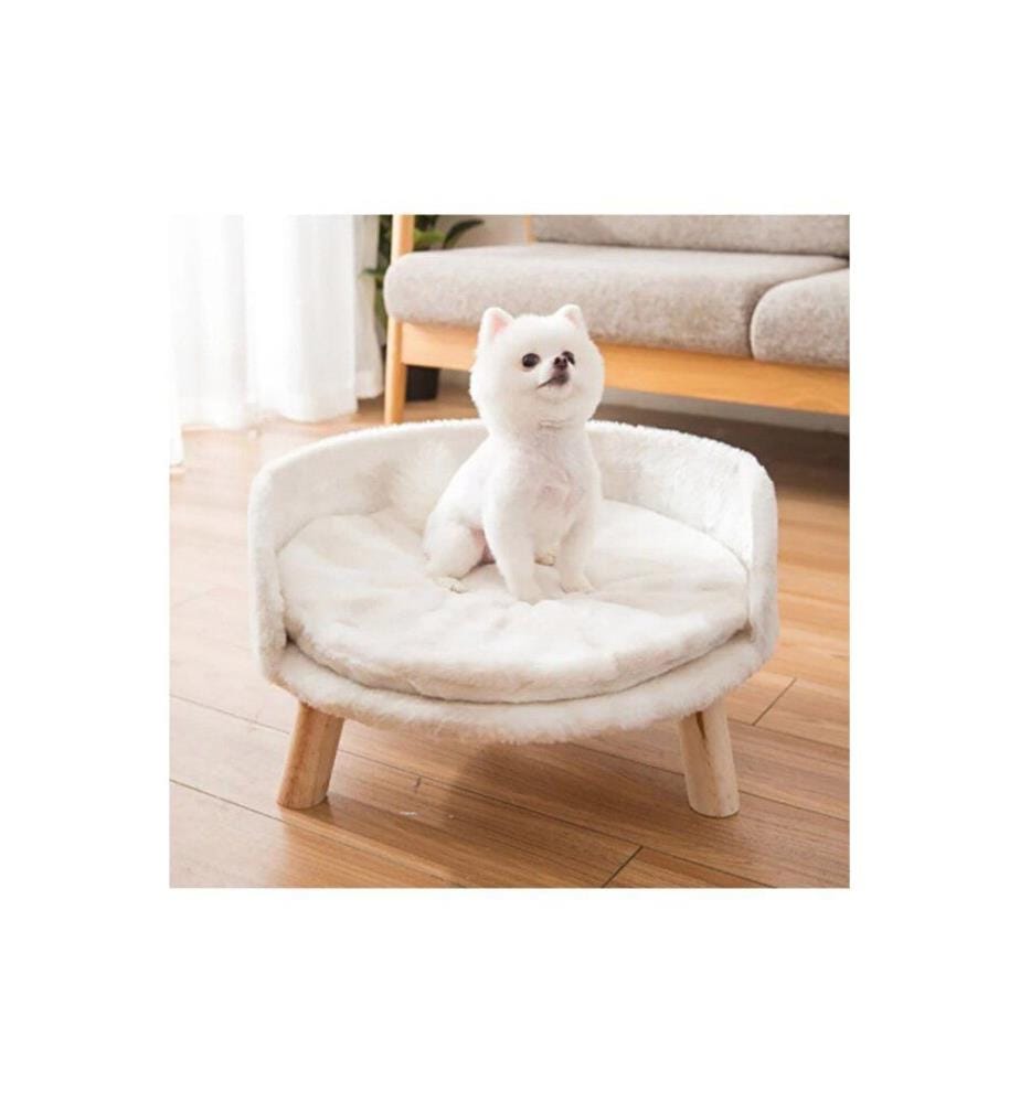 Panier pour chat blanc 100% tissu WELSOFT