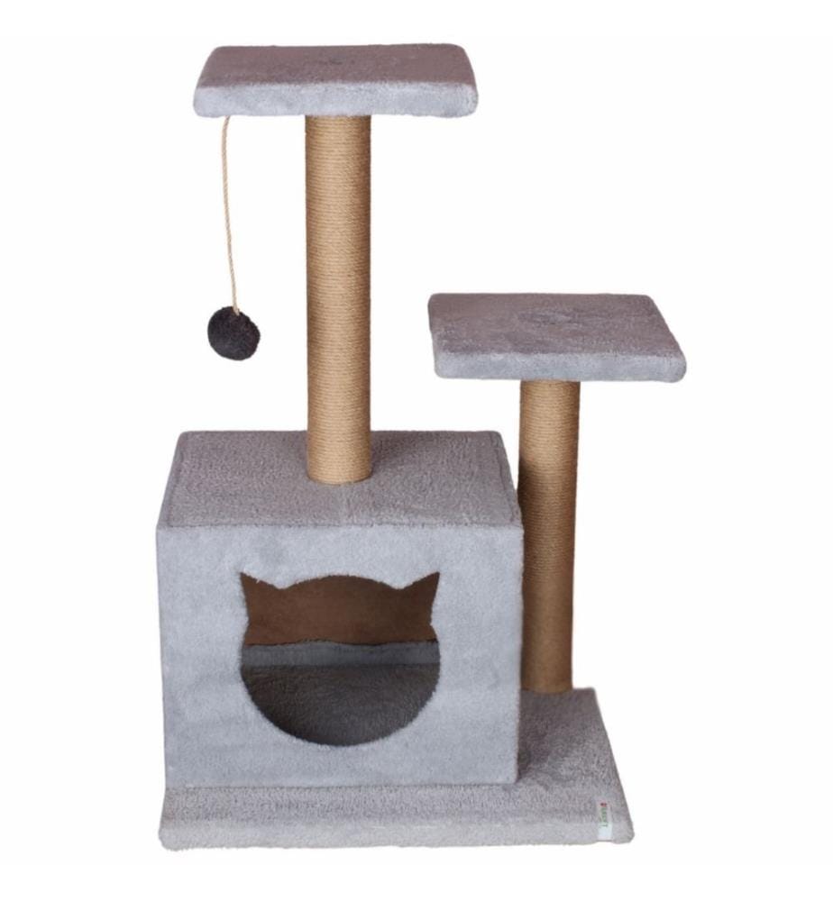 Maison pour chat grise 100% tissu WELSOFT
